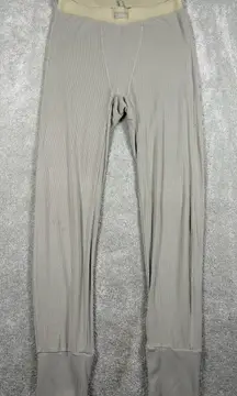 skims cotton ribbed legging gray mineral large (spot On Knee)