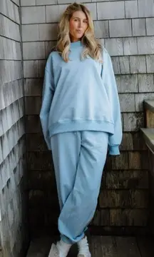 Parke Blue Unisex Sweatpants