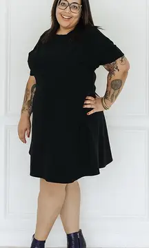 Donna Morgan Black A-Line Dress