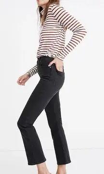 Madewell Tall Cali Demi-Boot Jeans in Bellspring Wash:‎ Button-Front Edition 30T