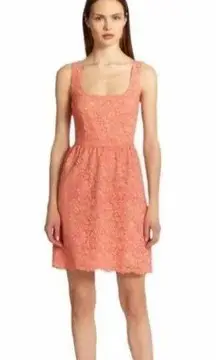 Trina Turk  Lace Dress, Eyelash Hem, Size 4