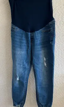 SONG Women’s Maternity Skinny Full Panel Stretch Jeans Size‎ XL