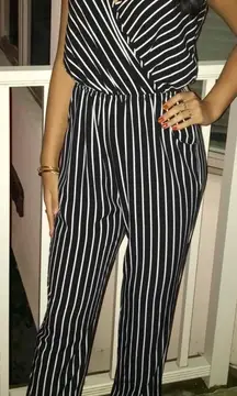 Striped Jumpsuit 