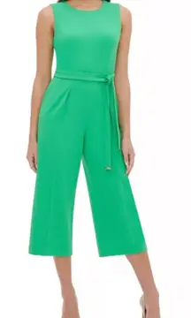 Tommy Hilfiger Vibrant Green Sleeveless Jumpsuit