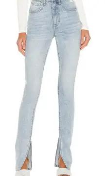 87. WeWoreWhat High Rise Stiletto Slit Hem Jeans