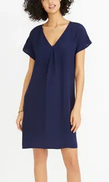 Madewell‎ Dress Womens Small Blue Nightfall Moment Mini Swing Oversized