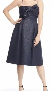 Gal Meets Glam Lucille starry night blue Sparkly Dress size 12 Large L New NWT