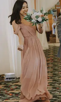 Azazie Dusty Rose Bridesmaid Dress