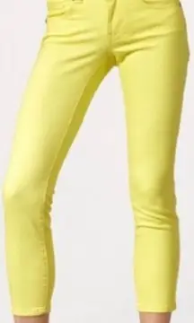 3/$15 CABI yellow cropped jeans