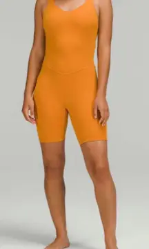 Lululemon Align Bodysuit 8” Autumn Orange NWT