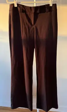 Gloria Vanderbilt Chocolate Pants Business Casual Office Sophisticated Short - 8