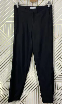 3.1 Phillip Lim Tuxedo Pants Straight Leg Inset Side‎ Stripe Black Size US 00