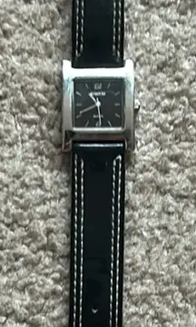 Rumors women’s vintage black/silver tank‎ watch adjustable band one size