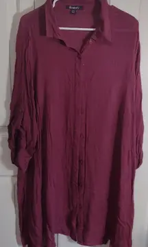 Marroon top Plus size 24 Plus size top