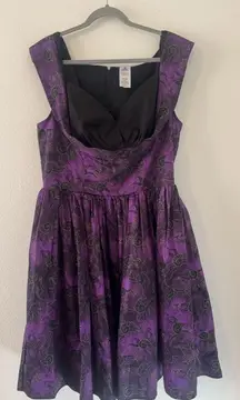 2024 Disney Parks The Little Mermaid Ursula Dress Sweetheart Neck Fit n Flare XL