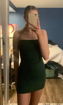 Windsor Green Mini Dress