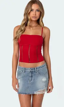 Ladder Corset Tie Top