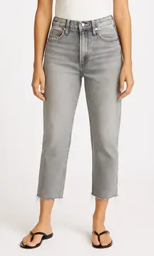 Rag & Bone Maya Slim Ankle Jeans Women’s Size 24 Acid Wash High Rise Frayed Hem