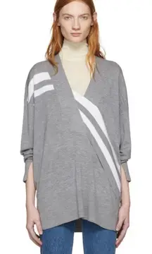 Rag & Bone Grey Grace Merino Wool Sweater