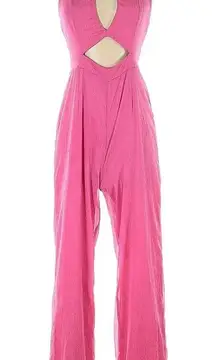 Revolve Superdown Pink Halter Jumpsuit‎ Cutout Party  Women's Size small