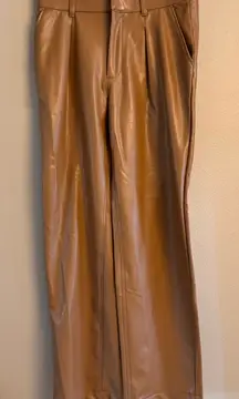 Abercrombie‎ & Fitch Vegan Leather Straight Pants