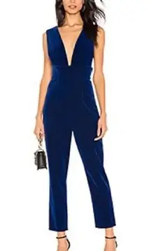 NEW By The Way. Pants & Jumpsuits Deep V Velvet Jumpsuit