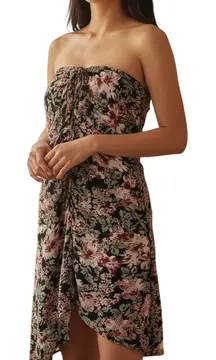 WALTER BAKER Gorgeous Tropical Night Strapless Slanted Hem Dress NWOT $188‎ 4