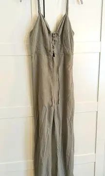 Promesa Sage Green Jumpsuit Size Medium