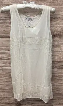Lace Trim Cream Blouse