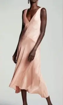 Frame Savannah Sleeveless Maxi Dress Pink Clay‎ Sz Large NWOT