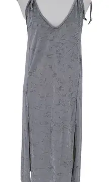 Urban‎ Renewal Textured Crushed Velvet Midi Dress Summer Beachy Vacation Size XS