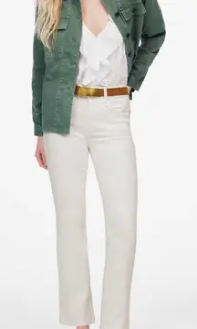 Madewell Petite‎ Kick Out Crop Jeans size 26P Petite in pure white nwt spring