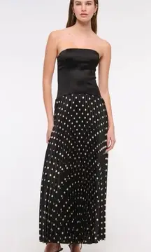 Abercrombie&Fith The A&F Giselle Drop-Waist Maxi Dress-XS