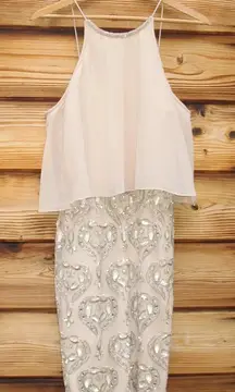 Aidan Mattox Bead Sheath Dress