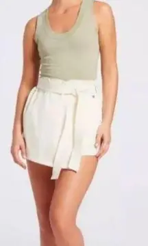 Calia by Carrie underwood Journey Trapunto High Waisted paper bag  Skort small