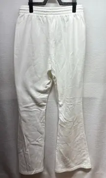 PacSun White Flare Leg Sweatpants‎ - Size Medium