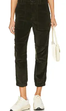 Citizens of Humanity Agni Button Fly Corduroy Utility Pants  Green Sz 29 32X25