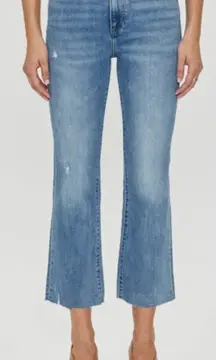 Lennon High Rise Cropped Boot Jeans in Zina 26 Medium Wash
