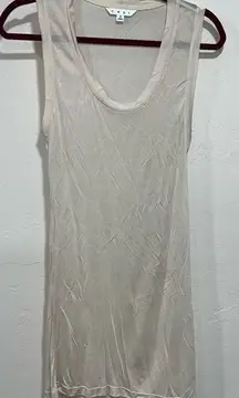 Cabi Pale Pink Sheer mini dress
