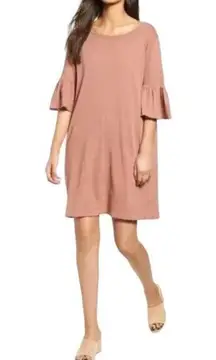 Current Elliott The Abigall T-Shirt Dress in Burlwood 1