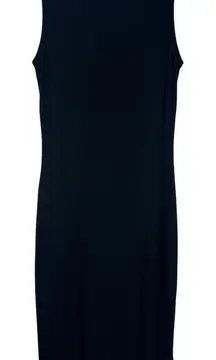 Norma Kamali Black Jersey Tank Midi Dress
Size XS Sleeveless Minimalist LBD‎