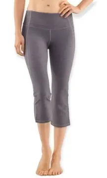 Lululemon Women’s Size 6 Coal w Wee Greys Gather & Crow Reversible Crop Leggings