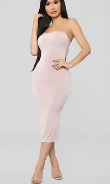 Fashion Nova Strapless Dress Elegant and Timeless