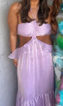 Purple formal dress