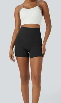 NWT HALARA ultra sculp high waisted tummy control shaping biker shorts size L