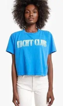 💕MOTHER💕 The Short Sleeve Slouch Tee Yacht Club Small S NWT