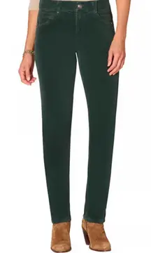 Democracy AB Technology Dark Green Skinny Jeans With Elastic Band on Waist