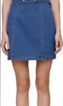 Avec Les Filles Provence Wash Denim Dress‎ Size 10 NWT