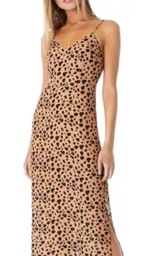Blue life Daria Midi dress in leopard print size medium maxi dress