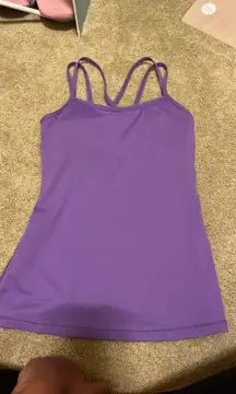 Purple Athletic Tank Top